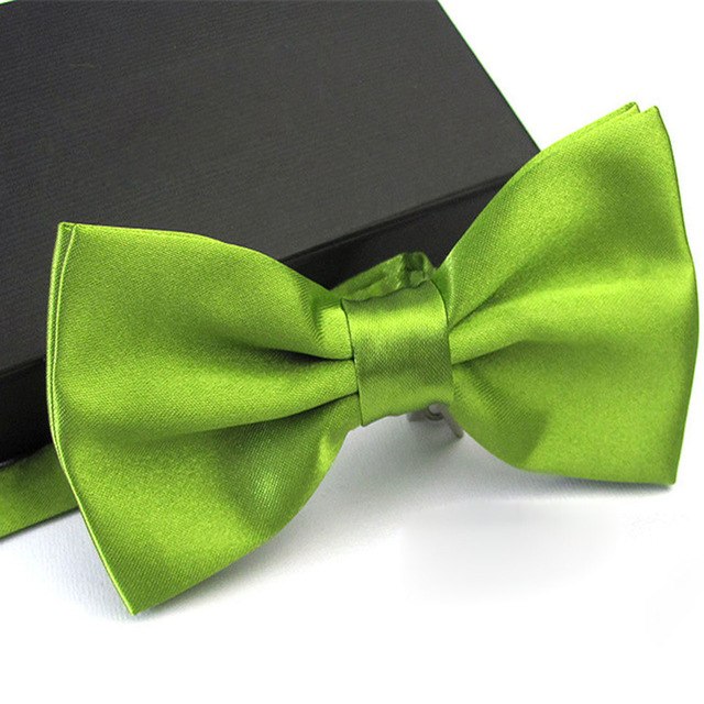 Fliege für Herren aus Satin – verstellbare Schleife für Hochzeit & Abendveranstaltungen