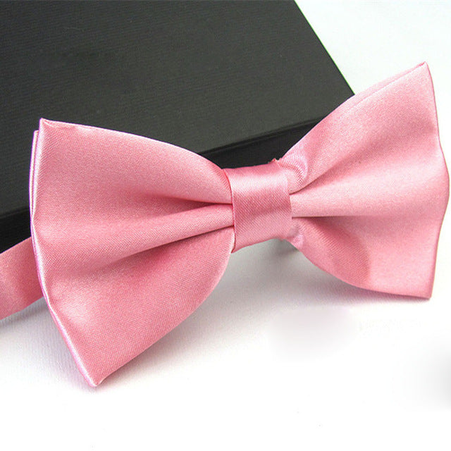 Fliege für Herren aus Satin – verstellbare Schleife für Hochzeit & Abendveranstaltungen