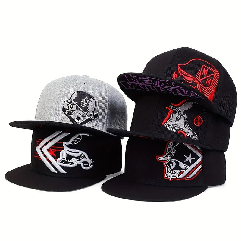 Casquette Hip-Hop Visière Plate – Style Streetwear Mixte 4 Saisons
