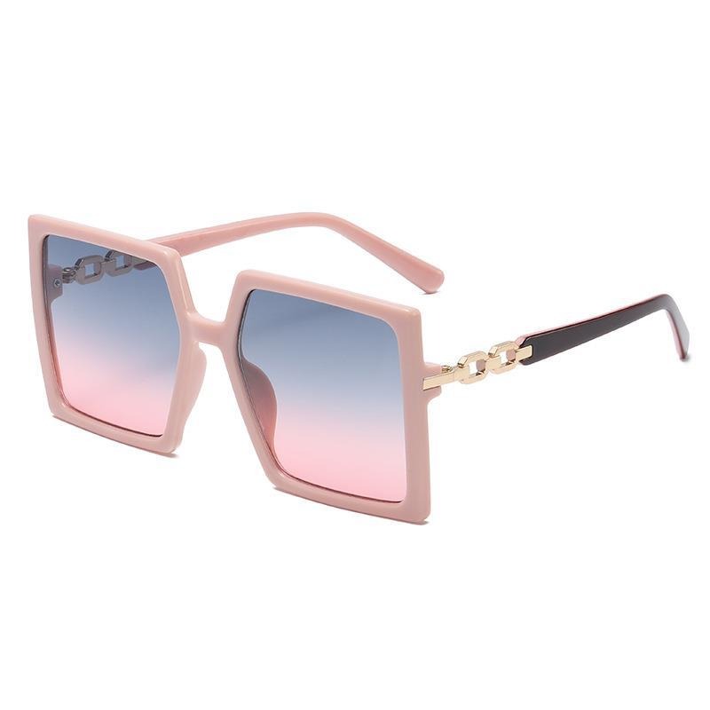 Sport-Sonnenbrille für Damen – Ketten-Rahmen, Ins-Style & Trendig