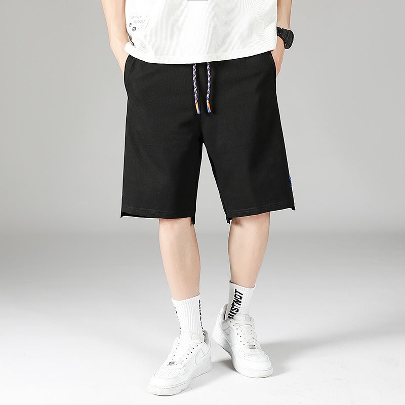 Bermuda homme casual à cordon de serrage