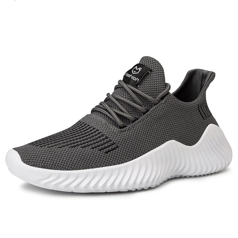Sneakers Homme – Blanches, Légères et Respirantes, Grande Taille disponible