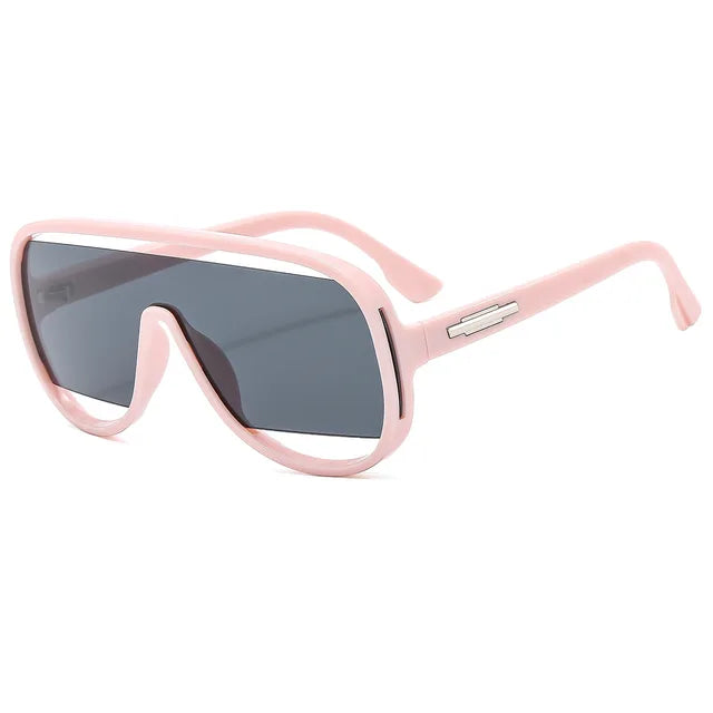 Lunettes de Soleil Monobloc Rétro – Verres Dégradés, Style Tendance Unisexe