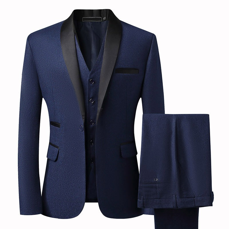 Costume homme trois pièces ajusté – Mariage et cérémonie