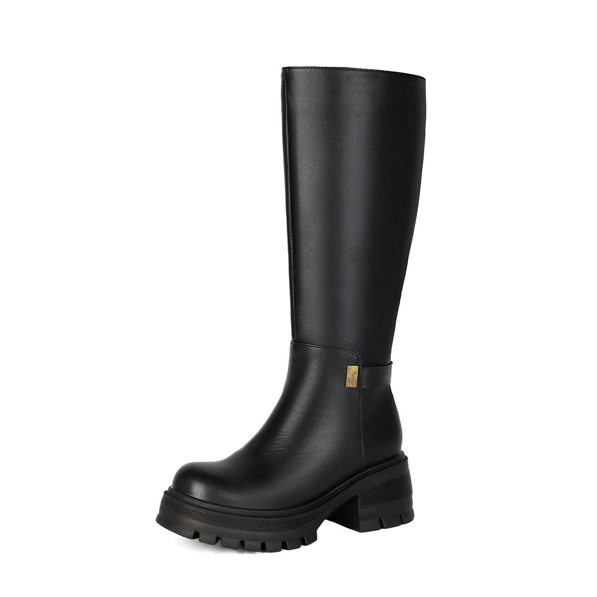 Cuissardes Talon Haut Femme – Suédé Synthétique, Style Punk, Talon Épais Automne/Hiver
