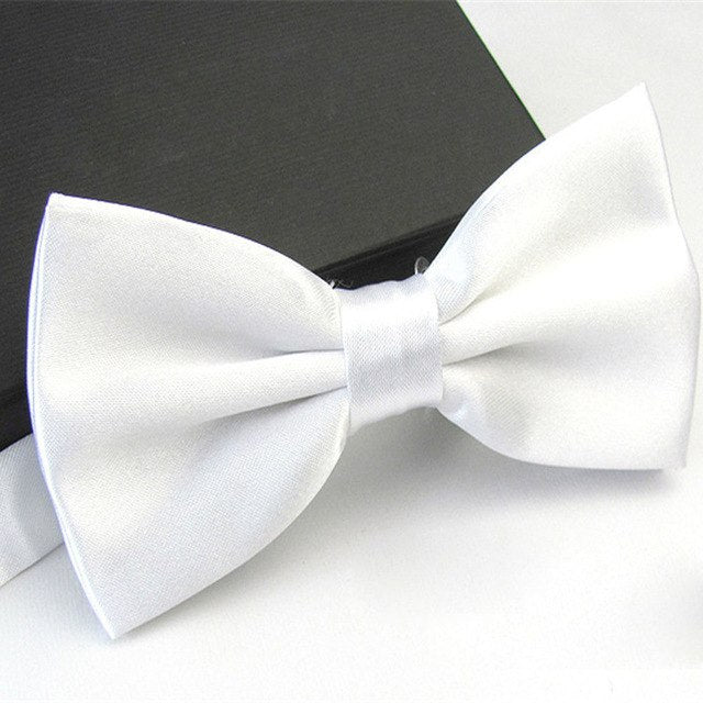 Fliege für Herren aus Satin – verstellbare Schleife für Hochzeit & Abendveranstaltungen