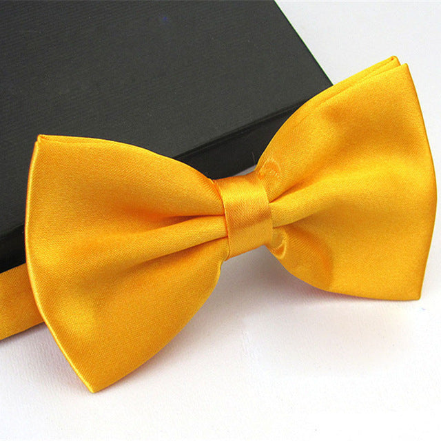 Fliege für Herren aus Satin – verstellbare Schleife für Hochzeit & Abendveranstaltungen