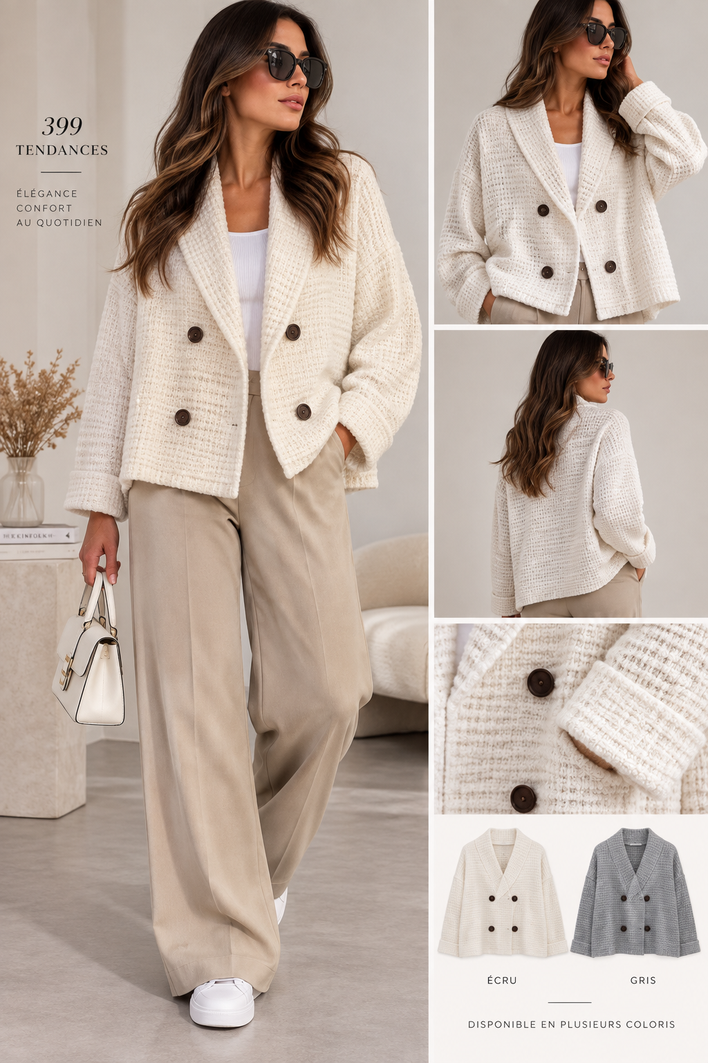 Damen-Pullover mit V-Ausschnitt, weit geschnitten, lange Ärmel – japanischer & koreanischer Casual-Stil