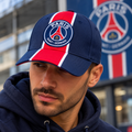 Casquette Paris Saint-Germain PSG Bleu Marine – Bande Rouge – Produit Officiel