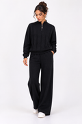 Ensemble Femme en Maille et Pantalon Large Taille unique – Convient approximativement du S au L (36 à 42).