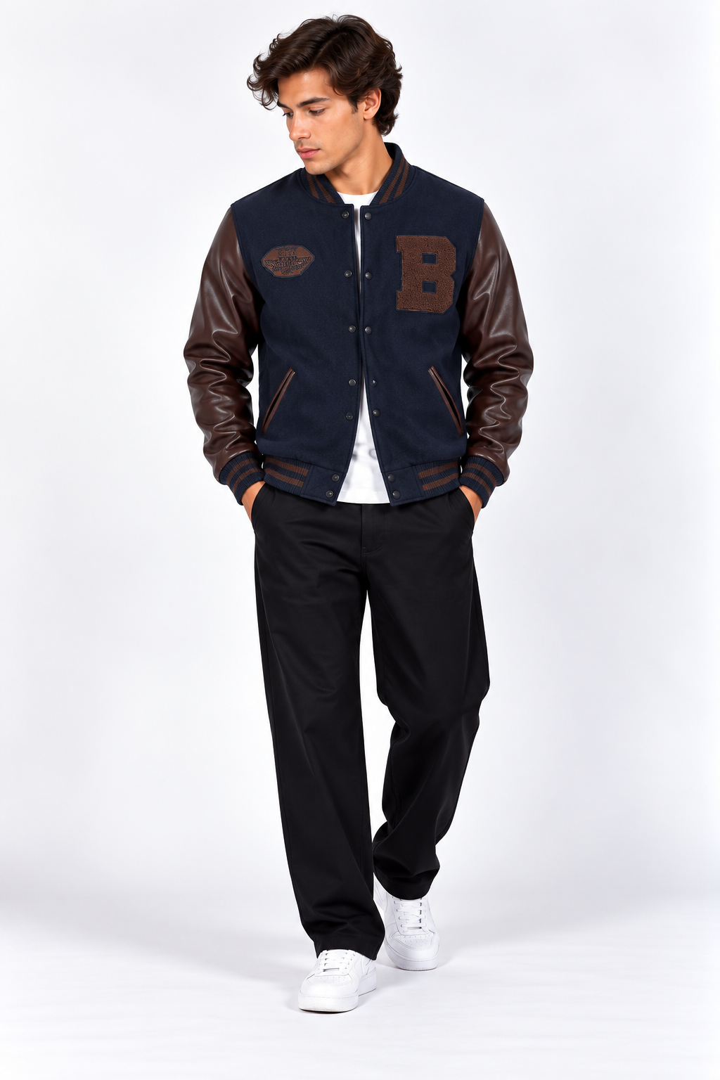 Veste homme épaisse à col rabattu – M à 3XL
