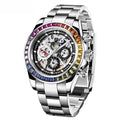 Montre Homme Pagani Design Mécanique Automatique — Saphir, Acier, Étanche 100M, Fond Transparent