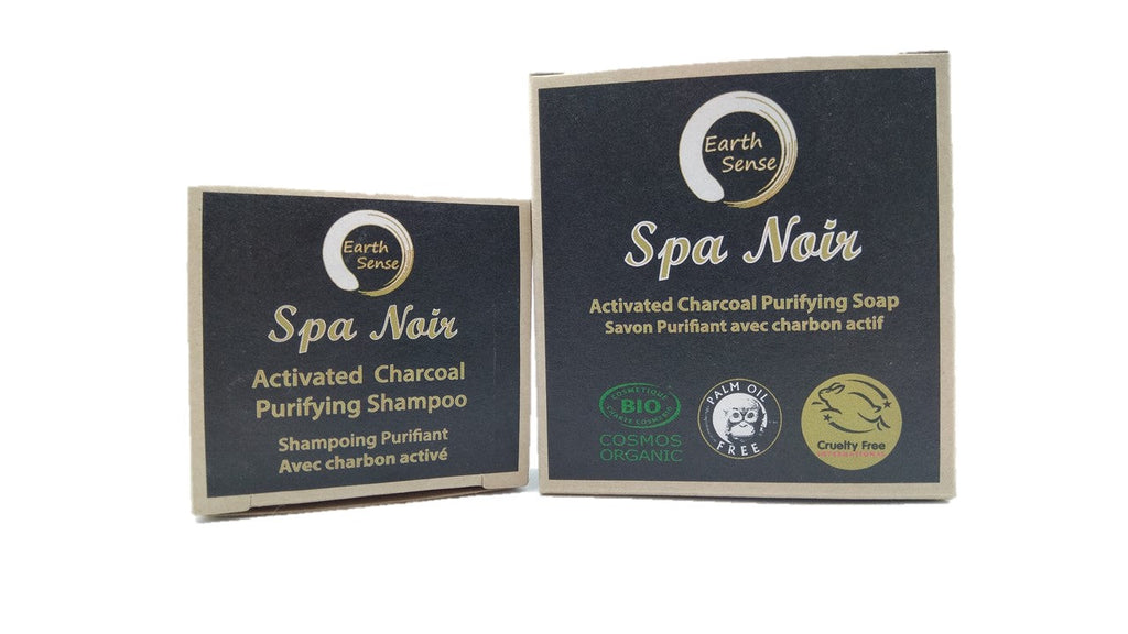 Savon Solide Spa Noir Certifié Bio – Au Charbon Actif – 90g