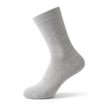 Chaussette gris argent, photo produit sur fond blanc