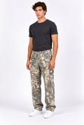 Pantalon cargo homme camouflage branchages – Coupe ample