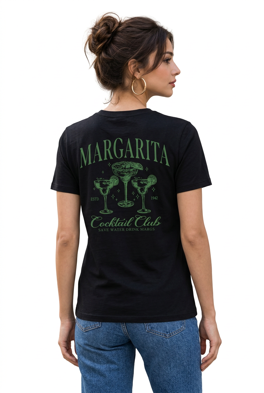 T-shirt femme Margarita Cocktail Club à manches courtes