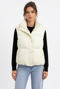Doudoune Femme Courte Sans Manches – Col Montant