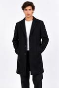 Halblanger Herrenmantel Windbreaker – Slim Fit Wolle Casual & Formell