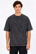 T-shirt homme oversize en coton à col rond