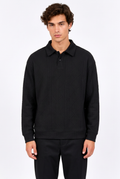 Pull Homme Col Chemise – Texture Jacquard