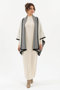 Ensemble femme en maille – Robe longue et écharpe