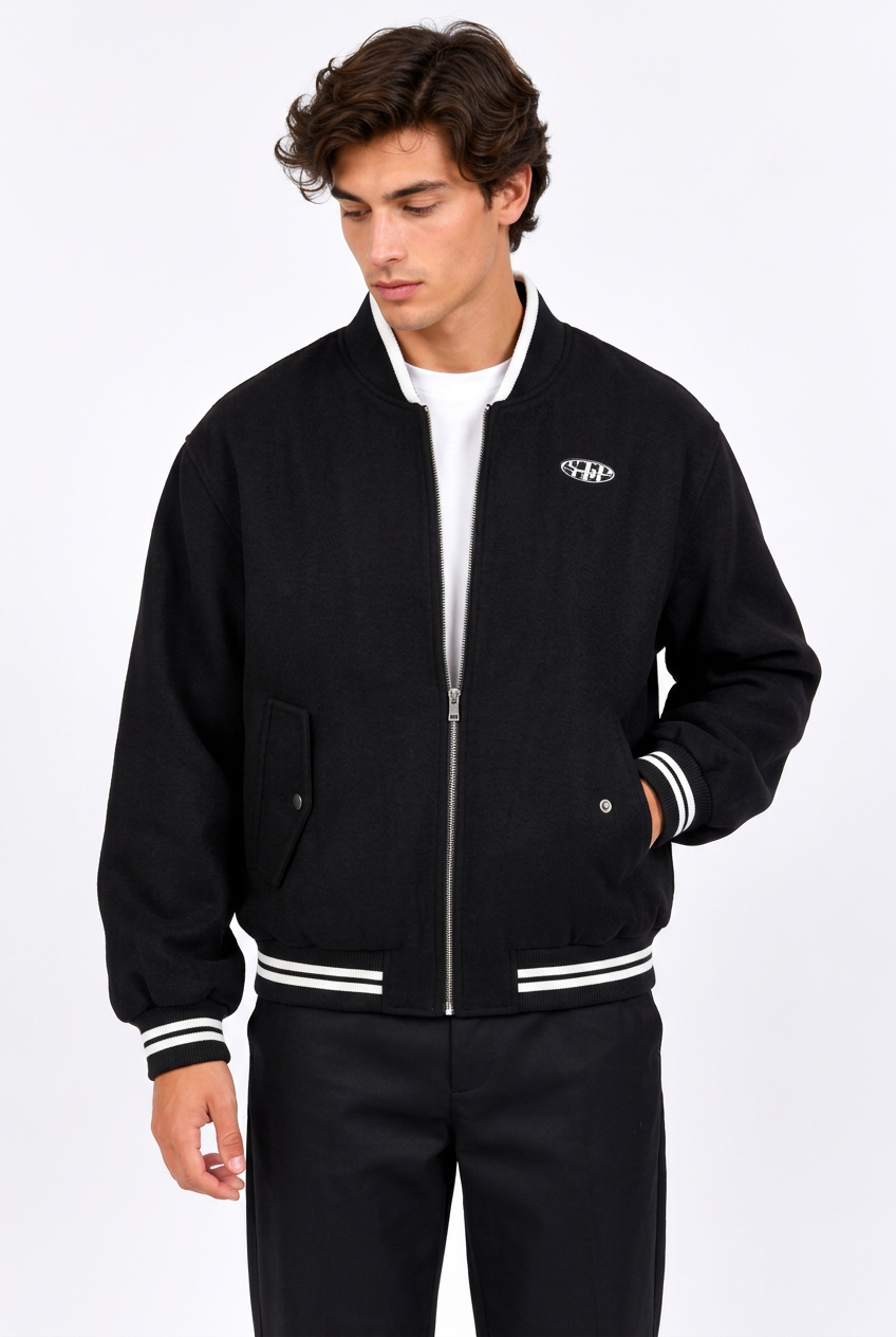 Jeff avec le blouson noir