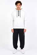 Jeff blanc, pantalon plus ample
