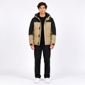 Doudoune Courte Homme Hiver – Duvet de Canard Blanc Chaude Coupe-Vent à Capuche