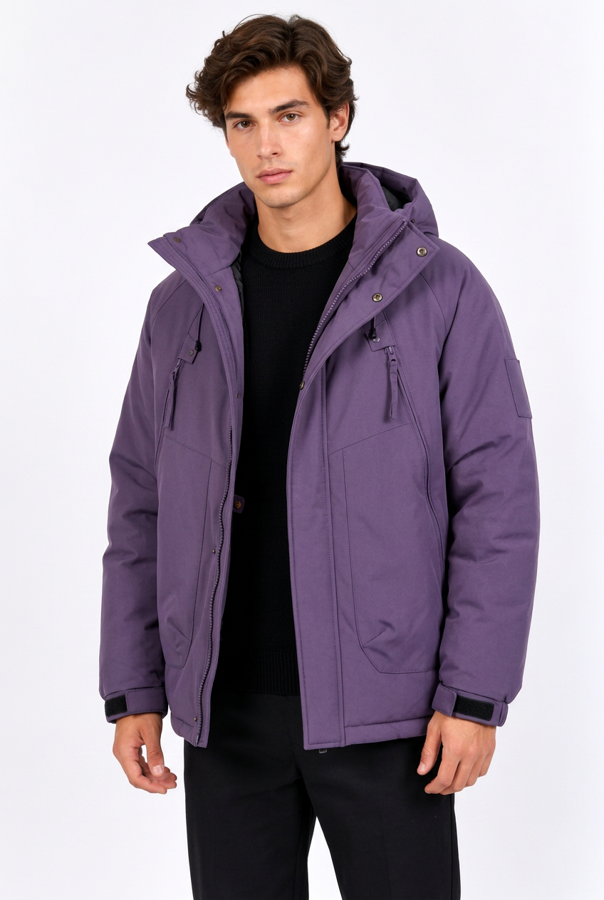 Jeff doudoune violette