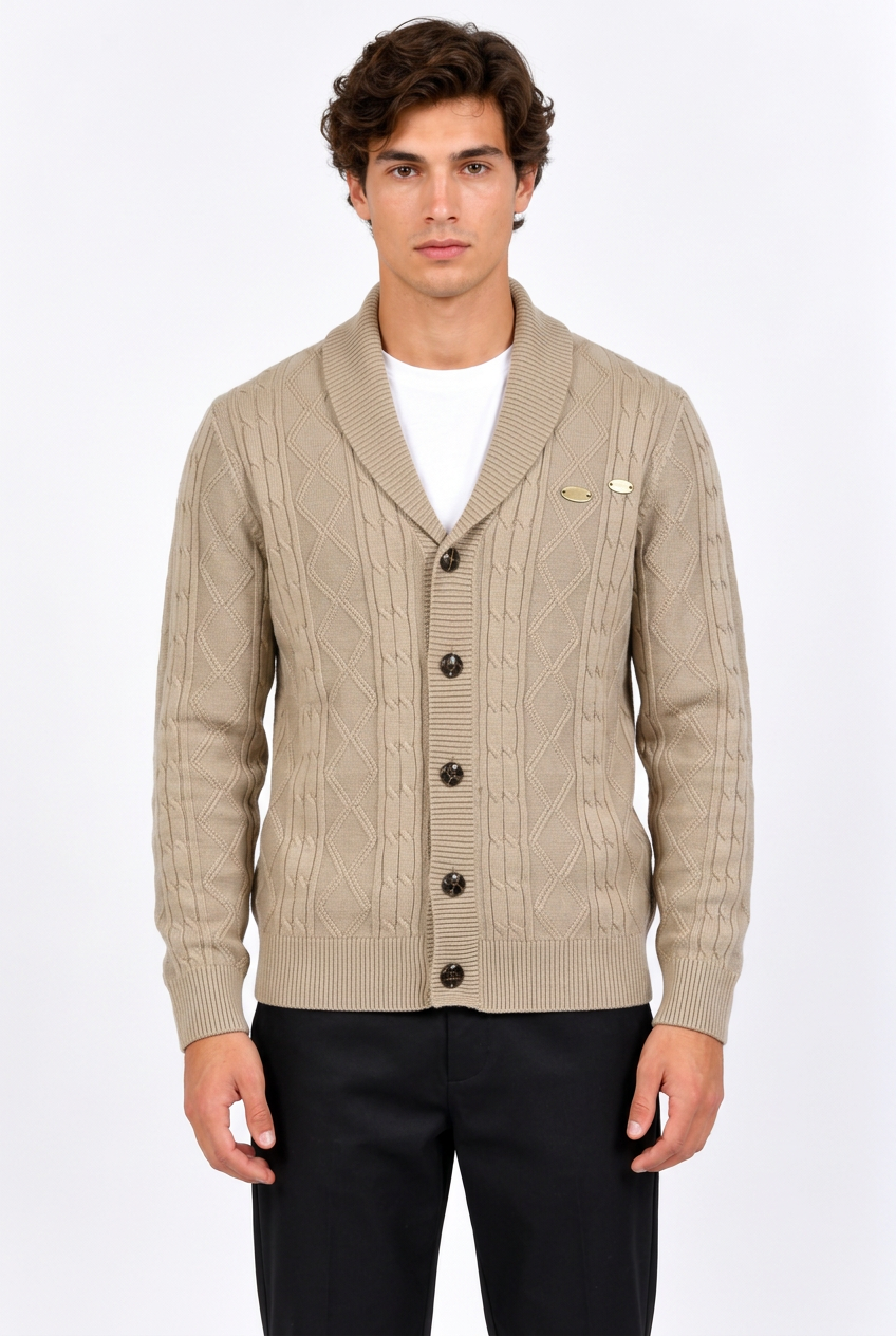 Jeff en beige kaki