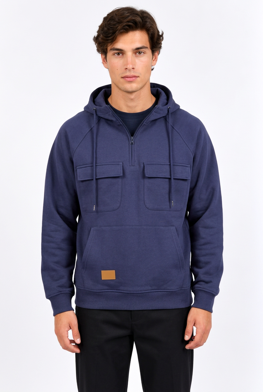 Jeff en bleu marine