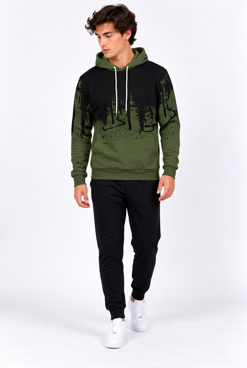 Jeff en noir et vert