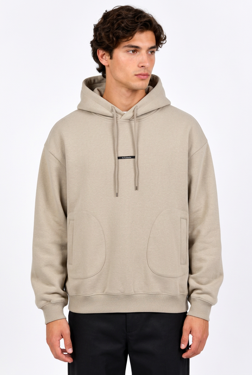 Jeff kaki beige de près