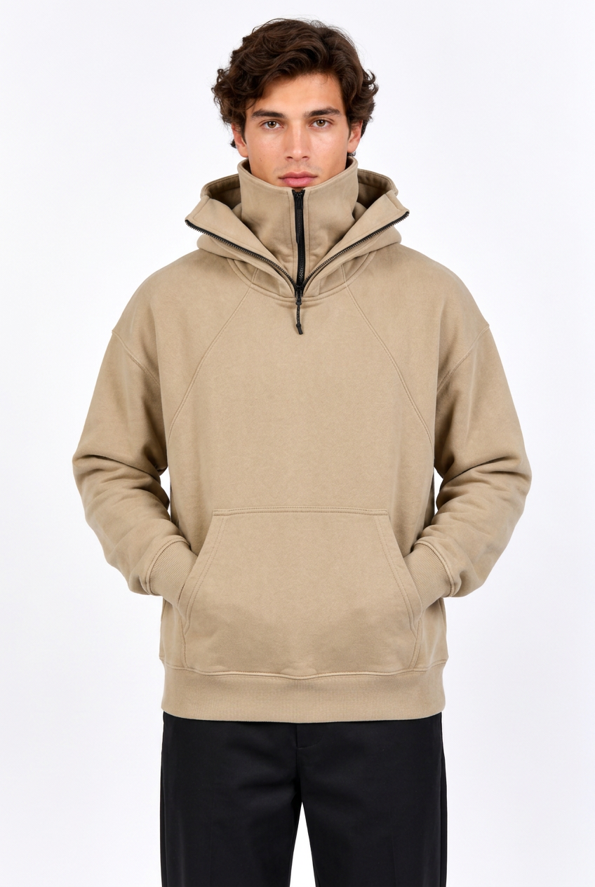 Jeff kaki beige vue de loin