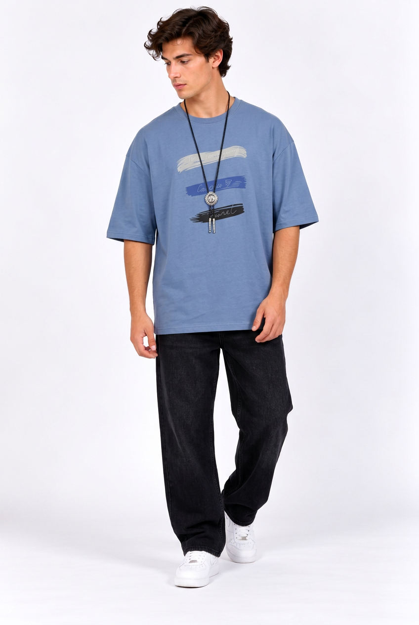 Jeff T-shirt variante sky blue