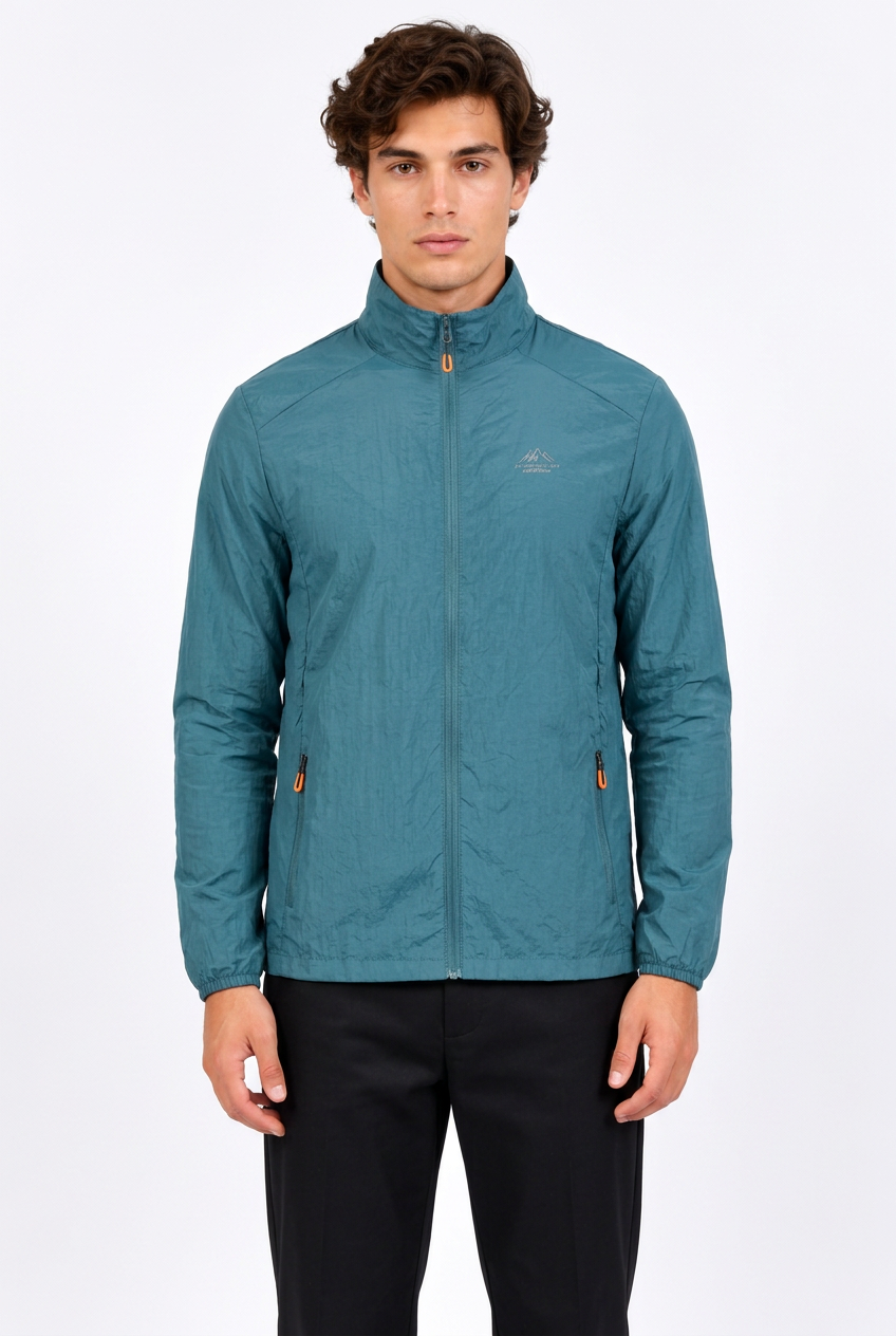 Jeff veste bleu pétrole