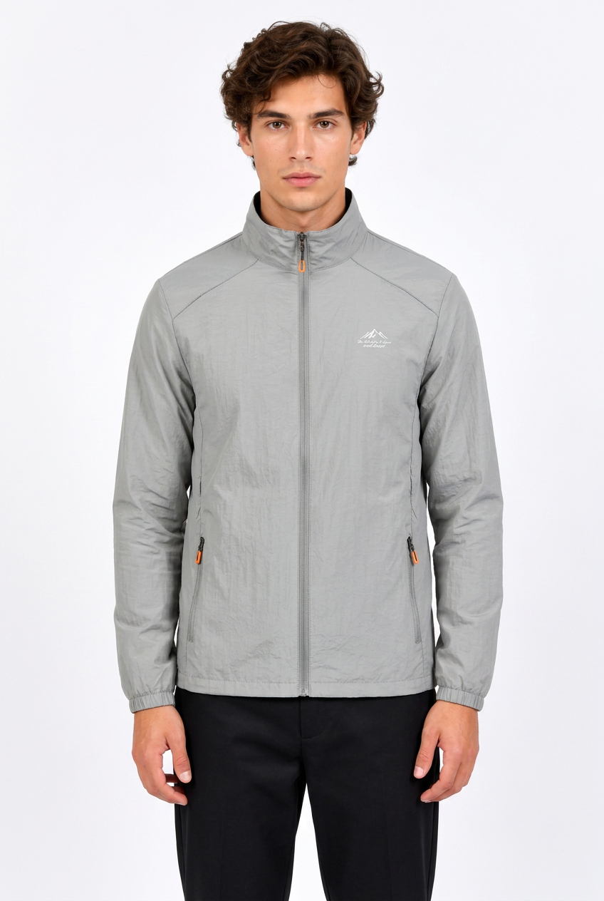 Jeff veste gris clair