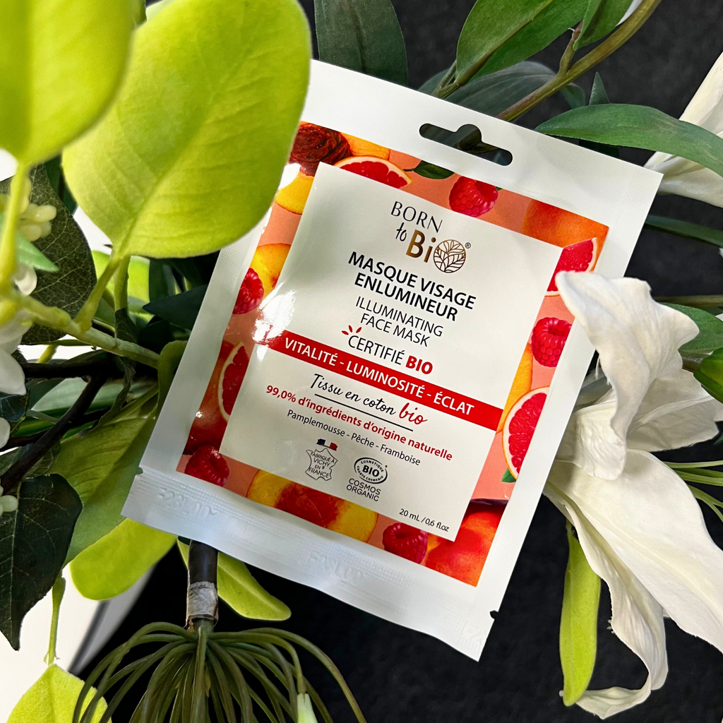 Masque visage Enlumineur en coton - Certifié Bio