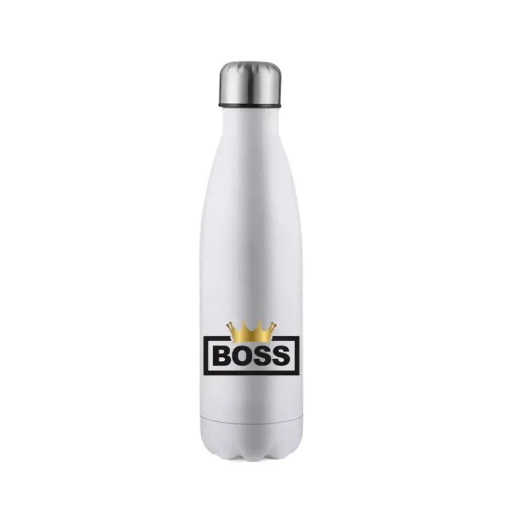 Gourde / Bouteille Isotherme en Acier Inoxydable 500ml – Boss Crown