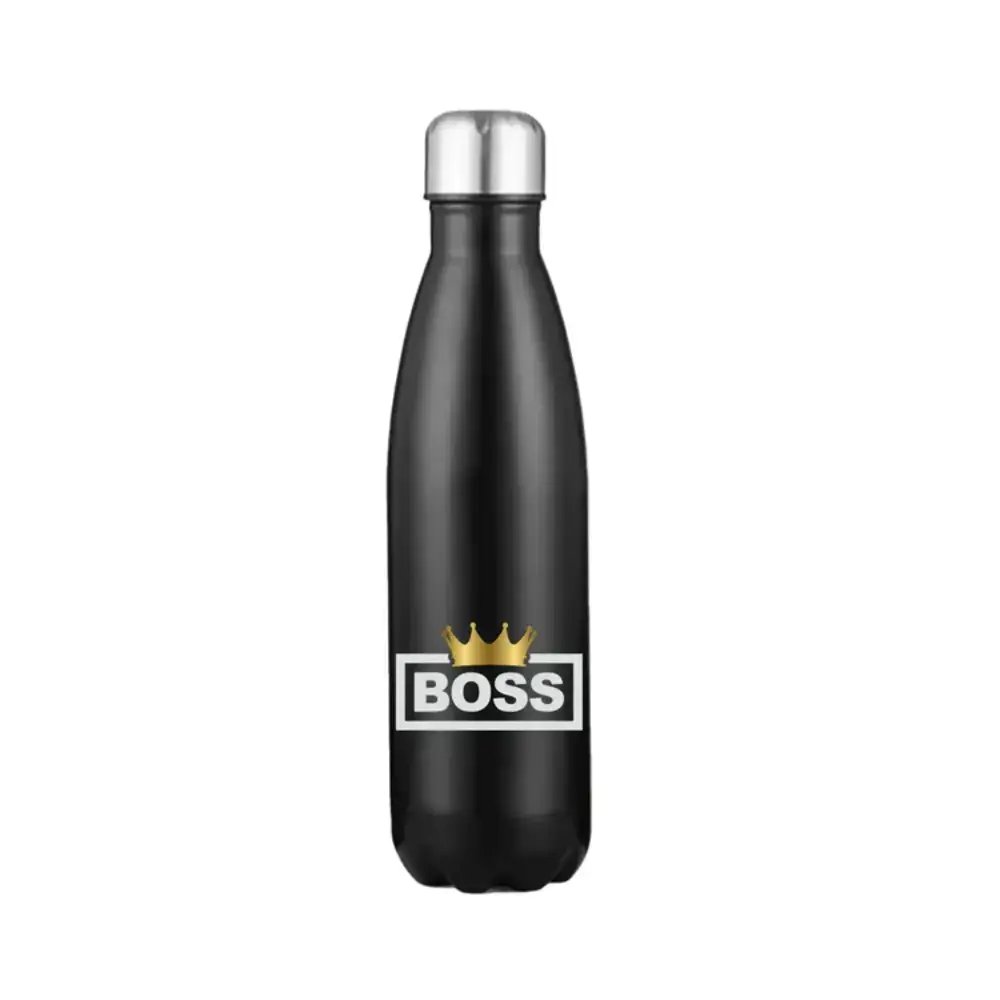 Gourde / Bouteille Isotherme en Acier Inoxydable 500ml – Boss Crown