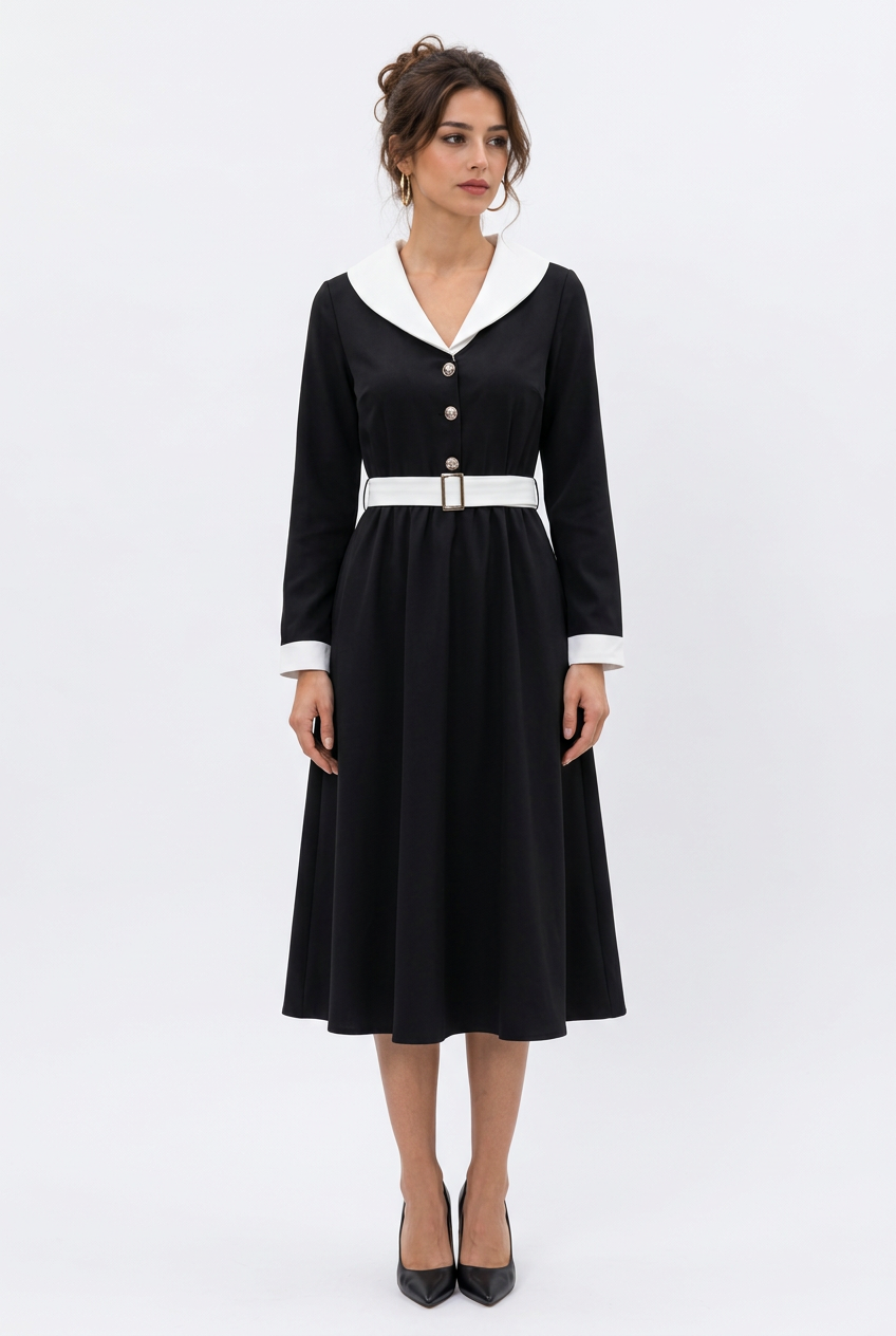 Photo de la robe avec Stéphanie