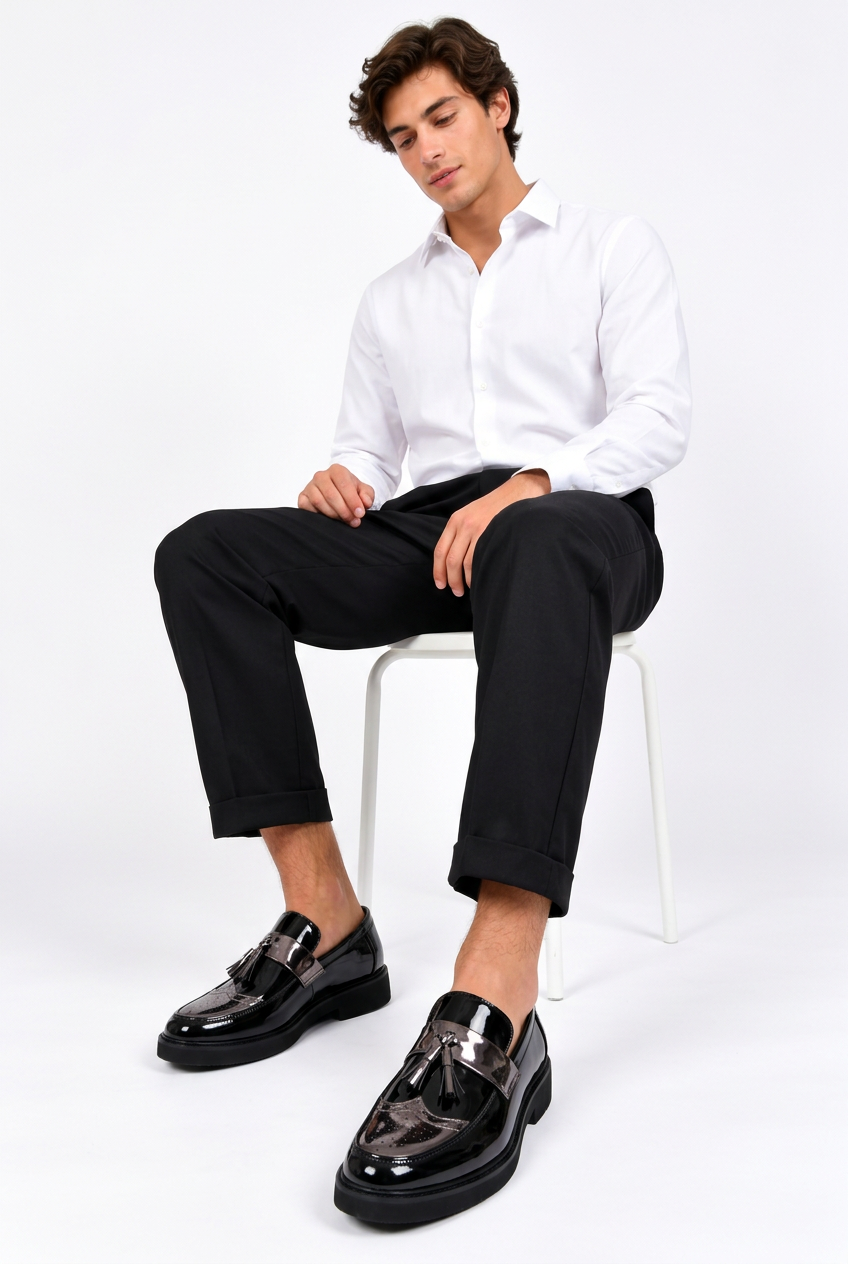Photo des mocassins avec Jeff