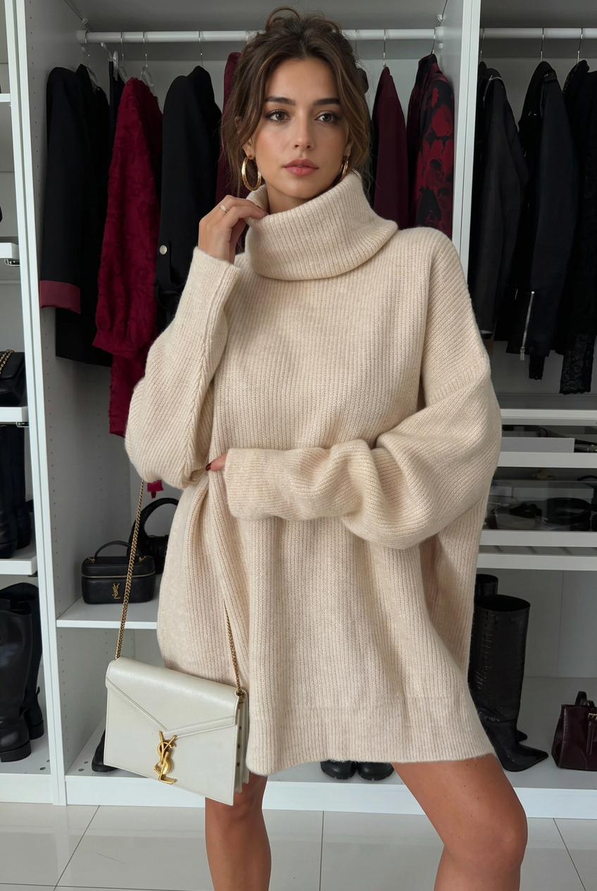 Stéphanie avec la robe crème