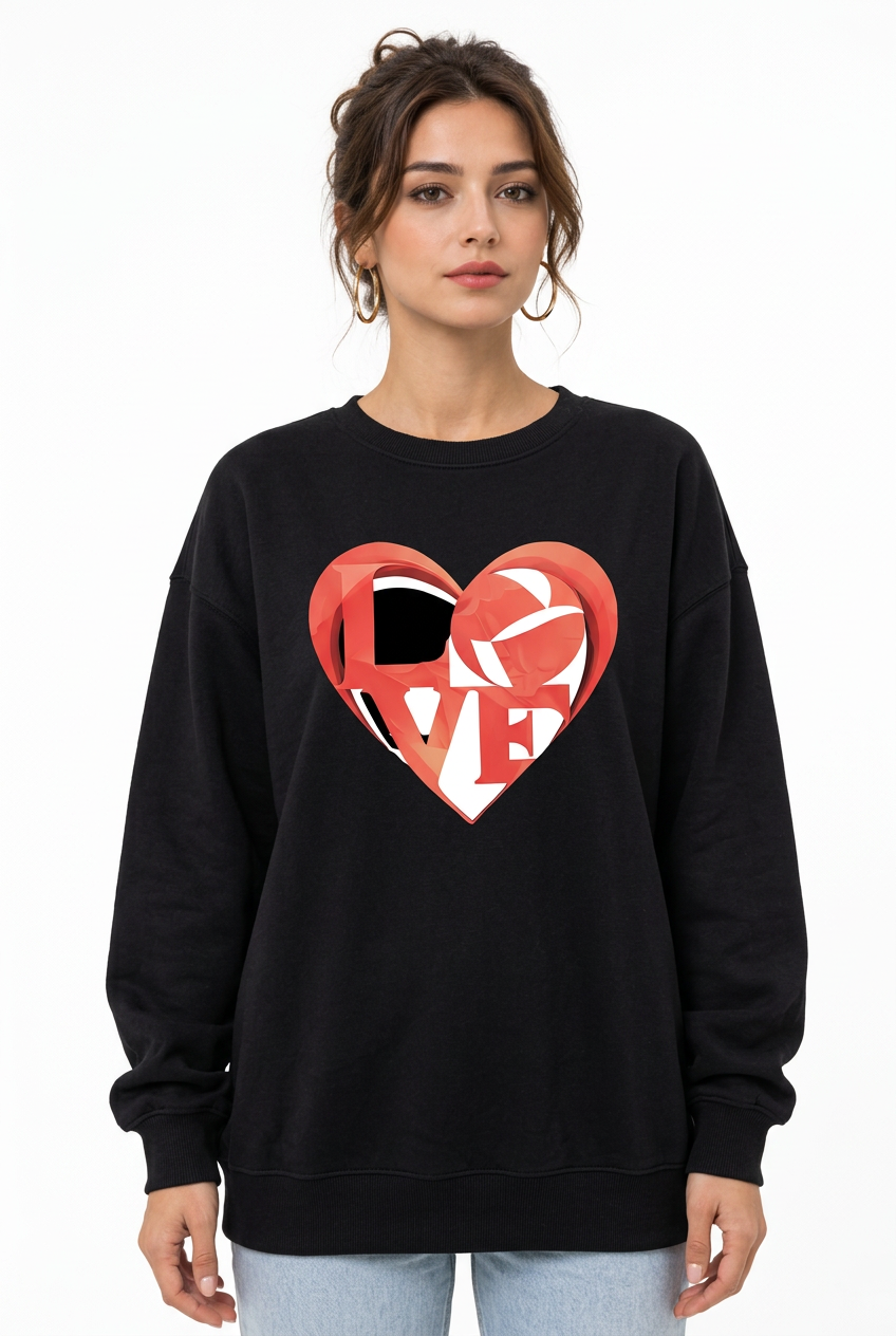 Stéphanie avec le sweat noir