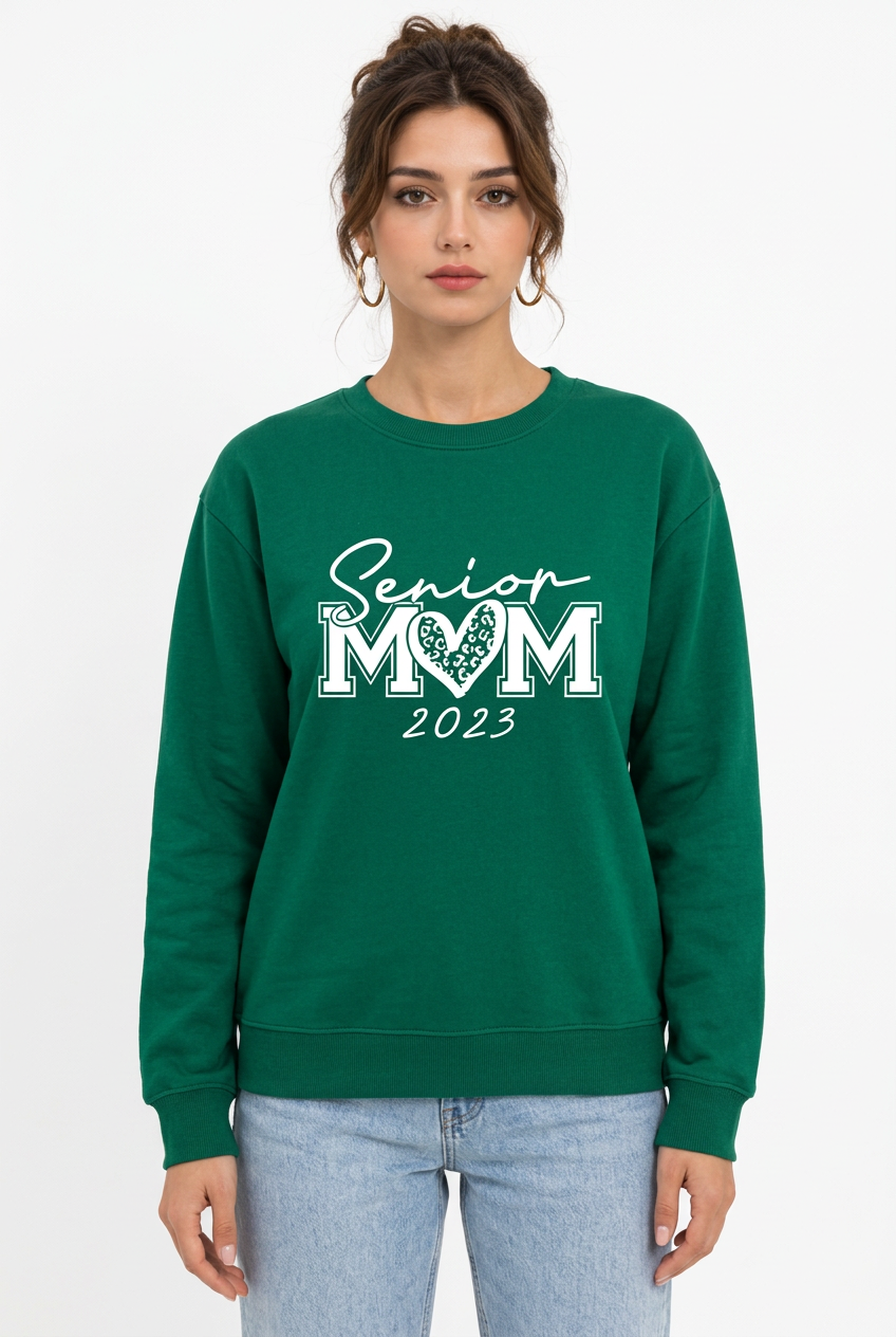 Stéphanie avec le sweat vert
