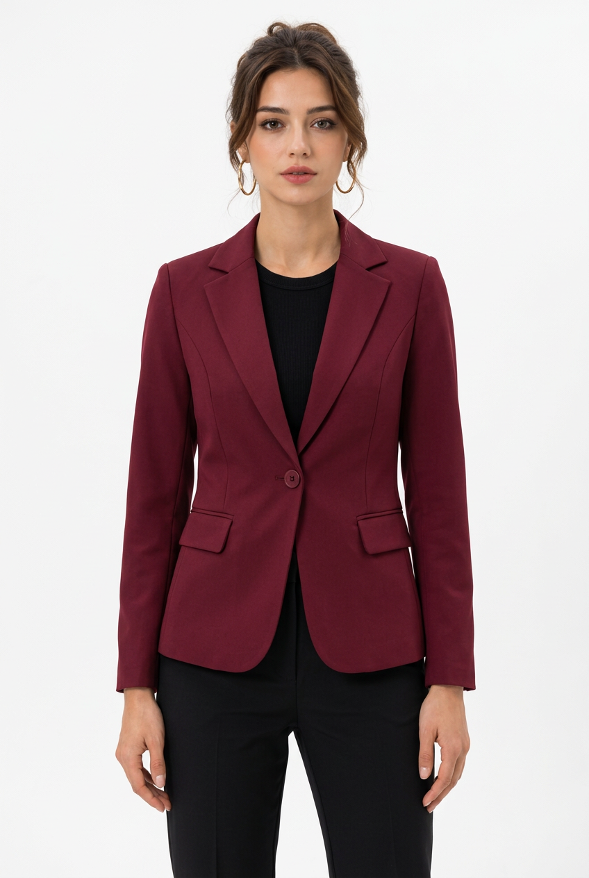 Stéphanie, blazer bordeaux