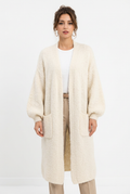 Stéphanie cardigan blanc beige