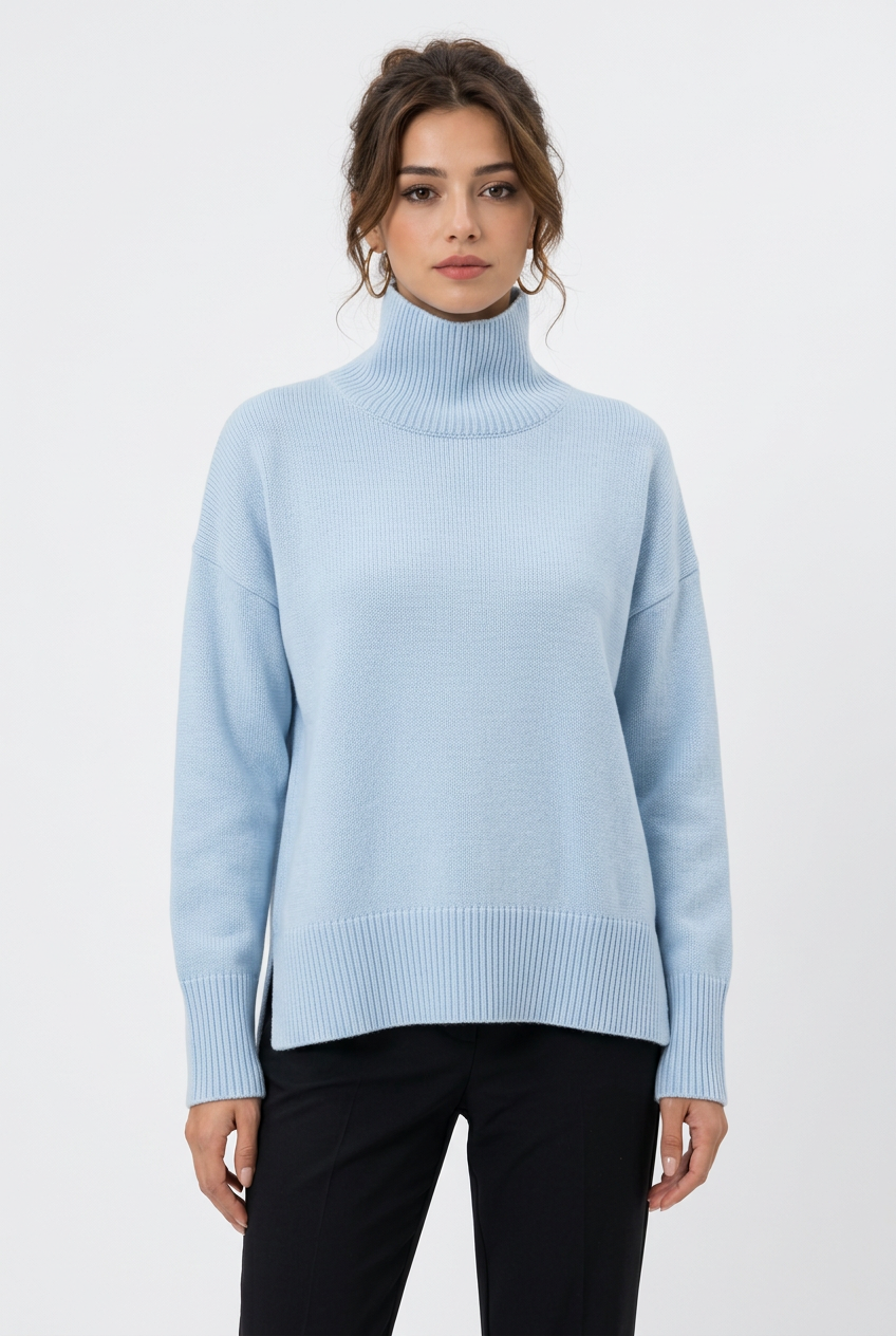 Stéphanie en bleu clair