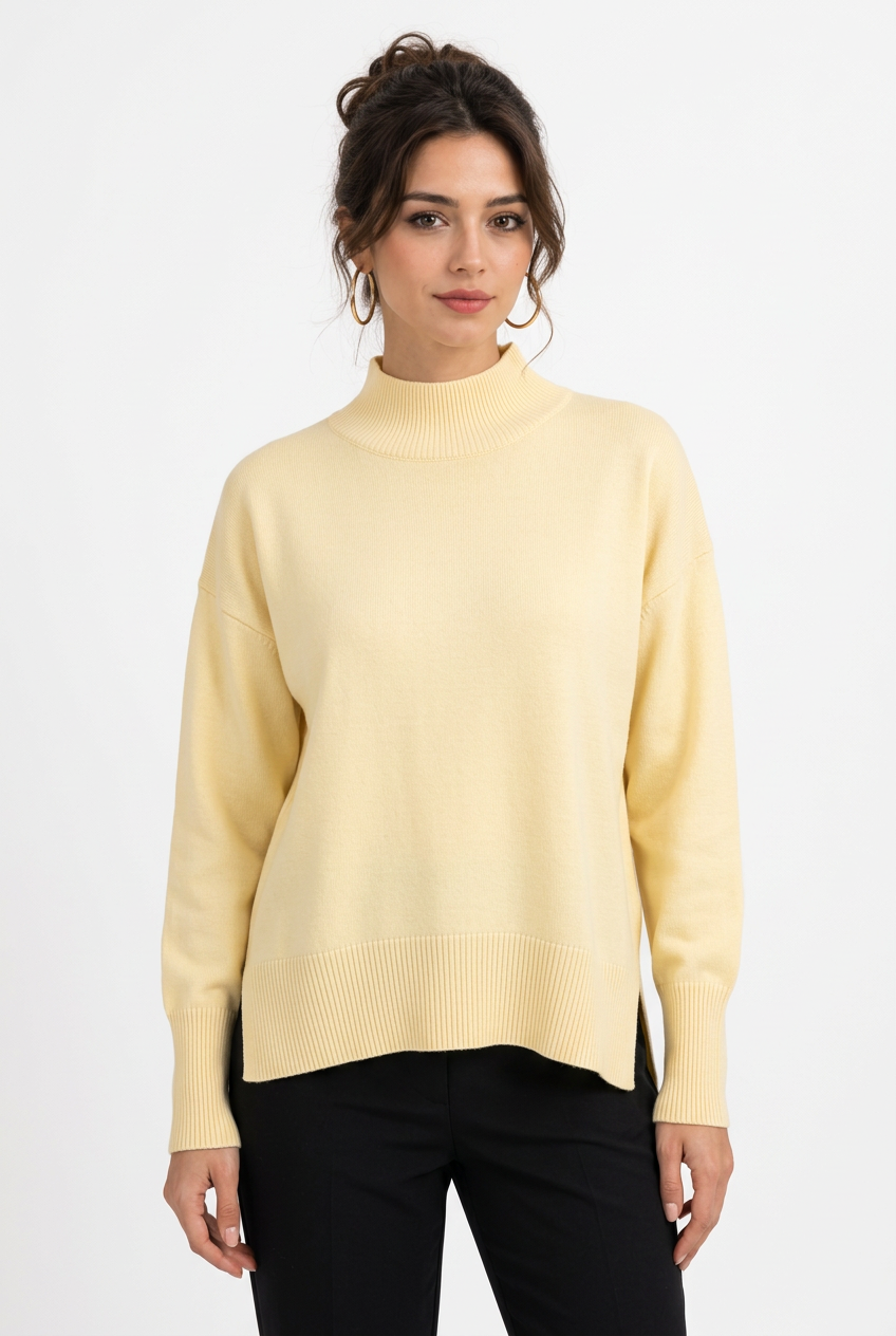 Stéphanie en jaune citron