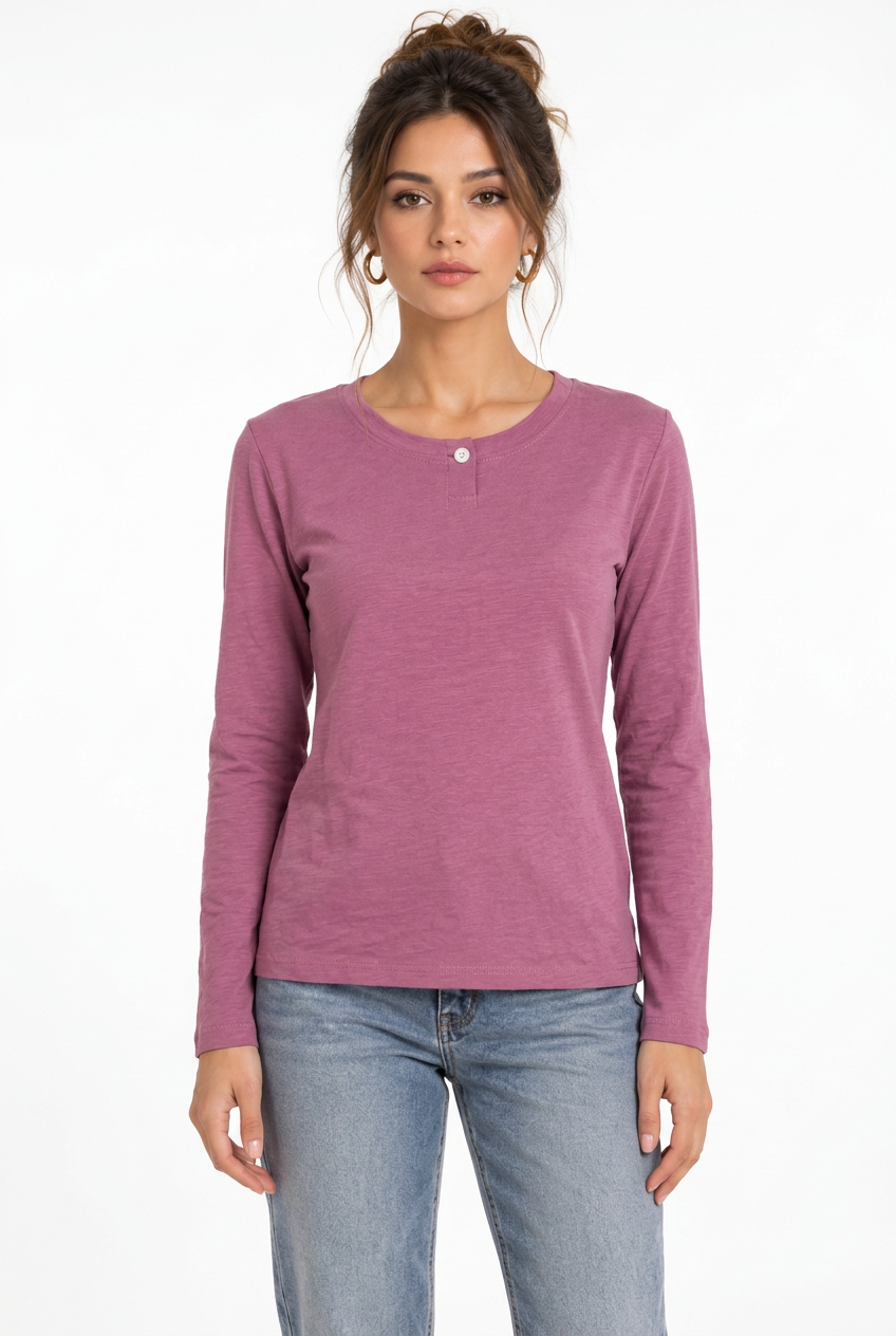 Stéphanie en mauve